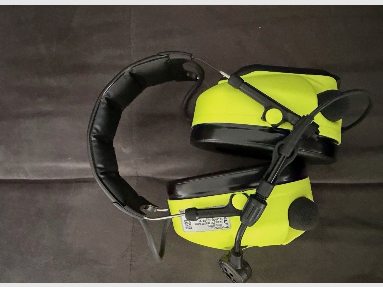 3M Peltor WS ProTac XPI Bluetooth Kapselgehörschutz – Neon-Gelb – NEU (ohne OVP)
