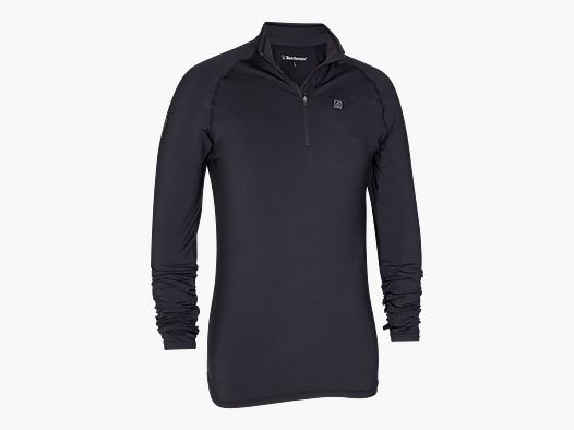 Deerhunter Heat Maglietta con zip nera S