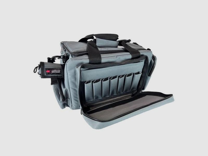 CED Schießsporttasche RangeBag DeLuxe: 2-4 Pistolen 54x36x28cm  Grey/grau