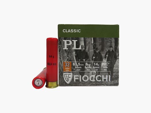 Fiocchi PL Patronen cal. 32/63,5 14 g Blei 7
