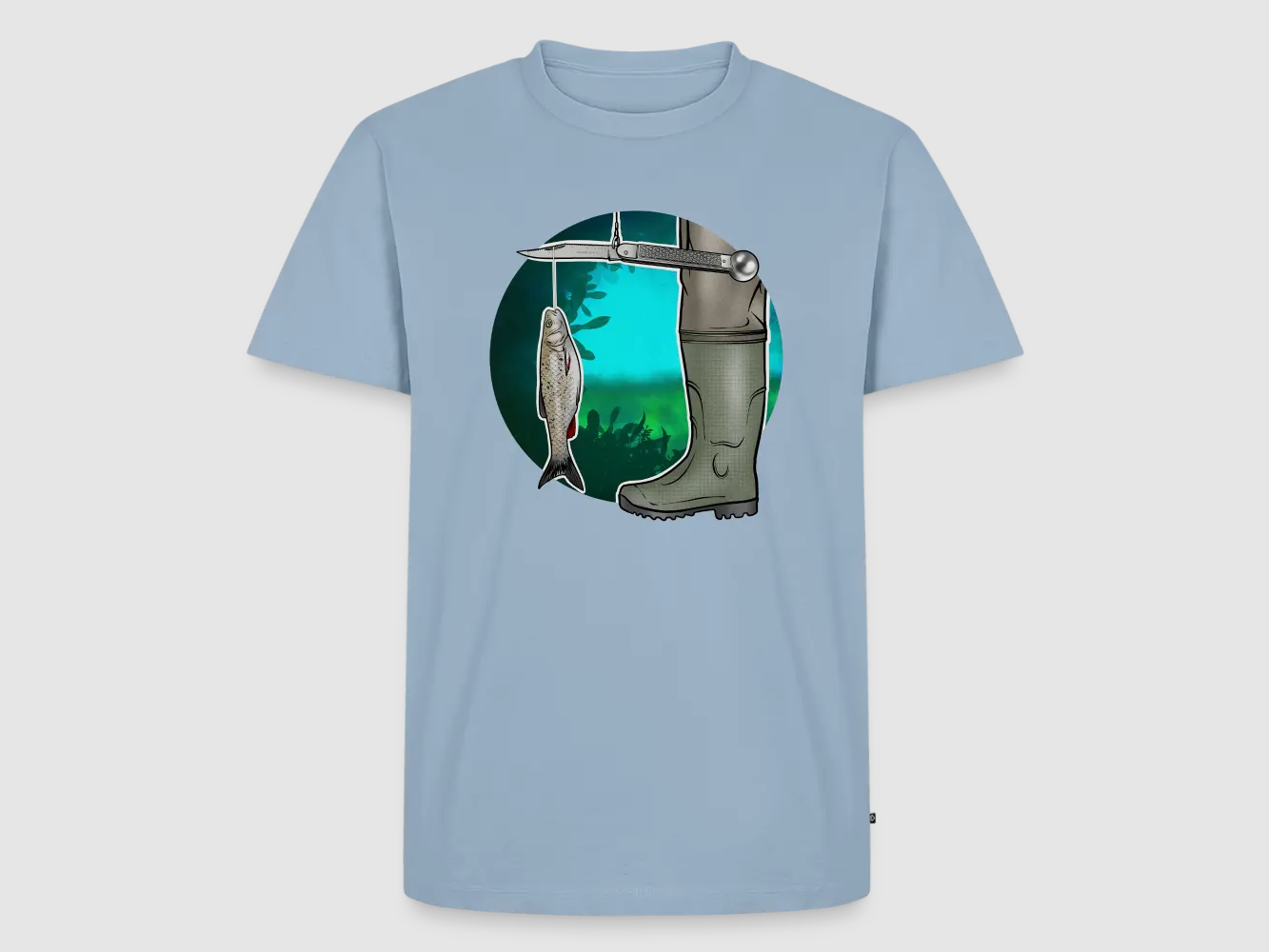 PUMA Men´s Premium T-Shirt "Waagemesser – Petri Heil"