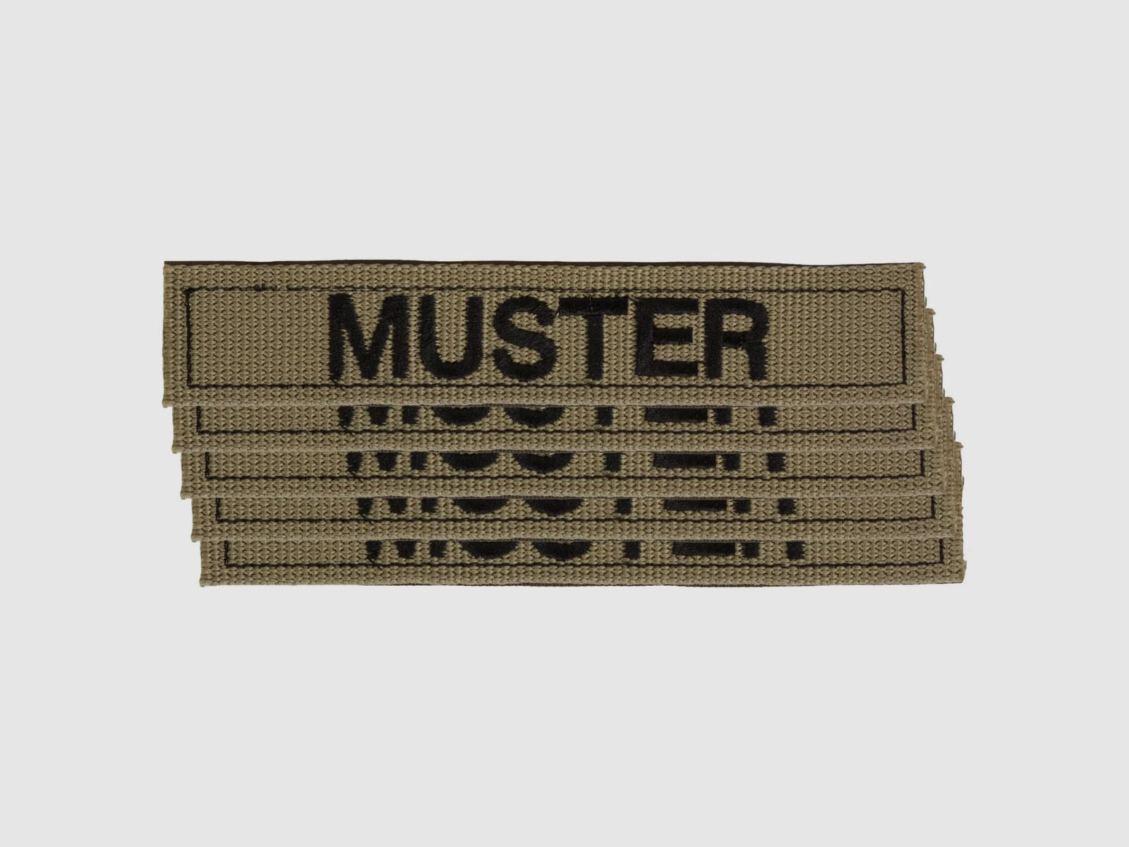 ASMC Namensbänder 5er Set coyote