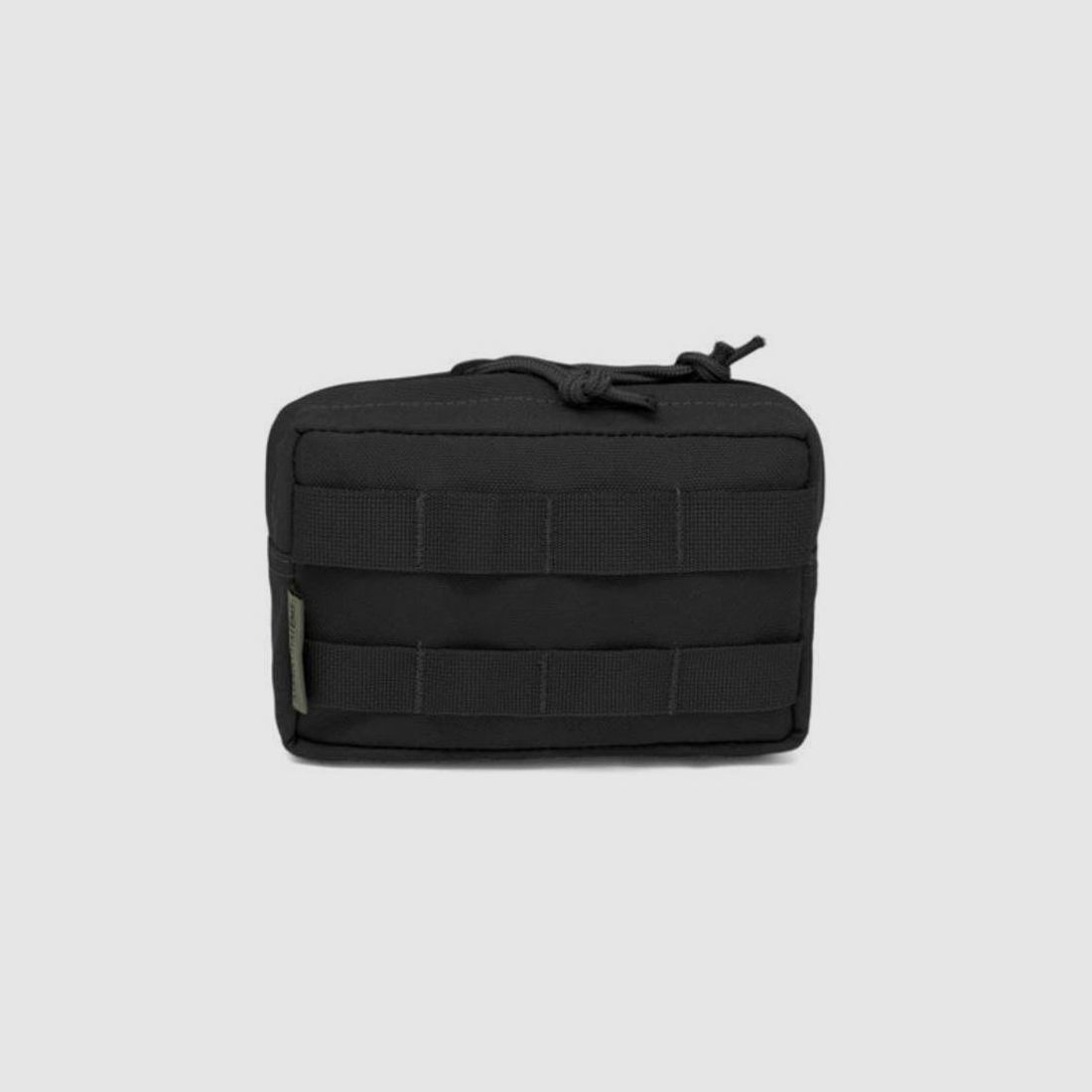 Small Horizontal MOLLE Pouch Zipped, black, Bild 1 von 3