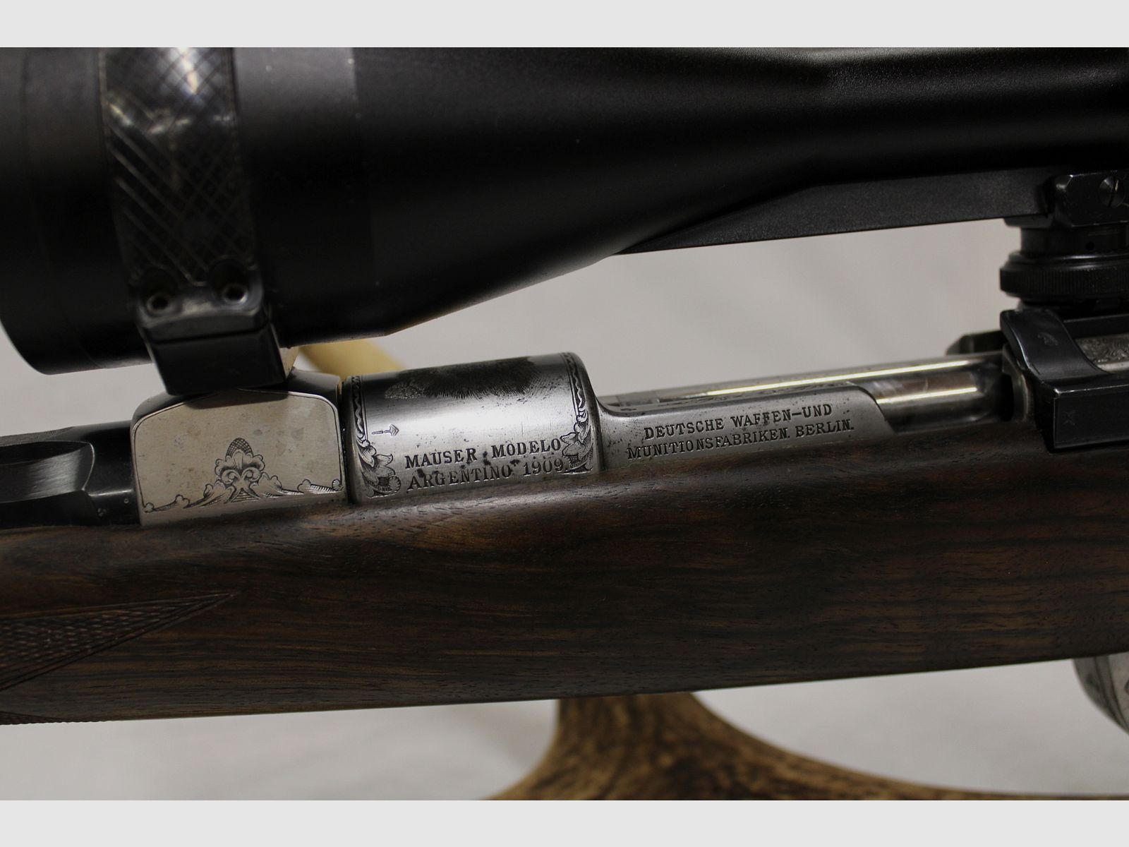 Karabinek powtarzalny Mauser DWM Luxus 9,3 x 62 Keiler z grawerem Rarytas Kahles 8 x 56 LP