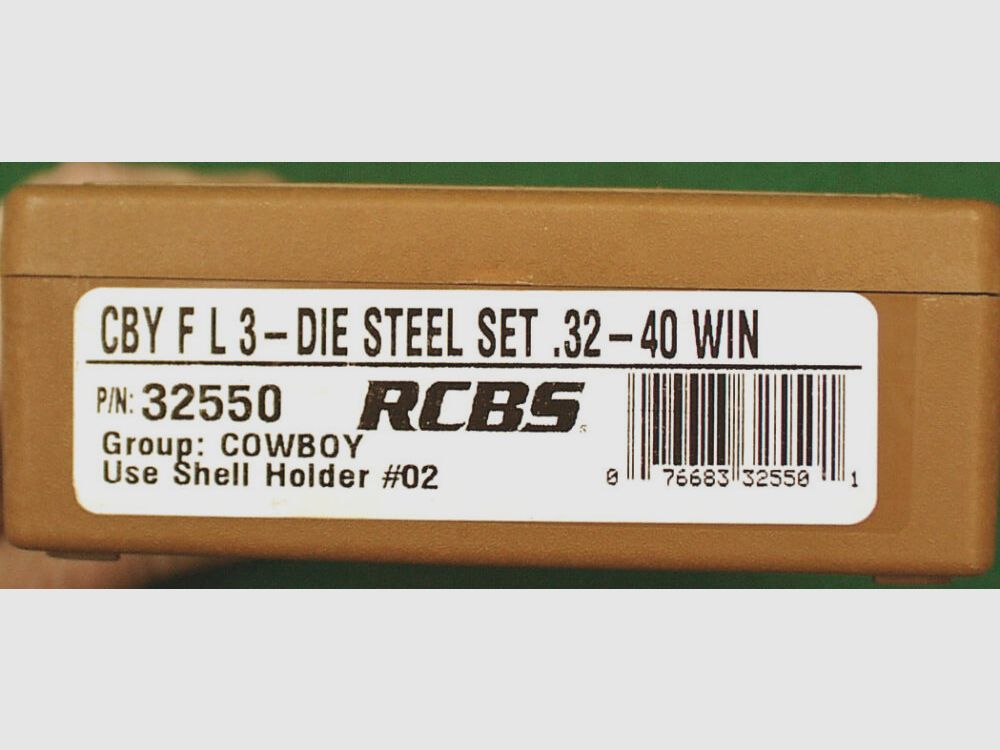 RCBS Matrizensatz 3-teilig Kal.32-40Win