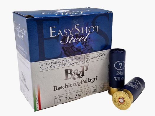 12/70 Baschieri & Pellagri, Easy Shot Steel Plastic, 24 g N° 7