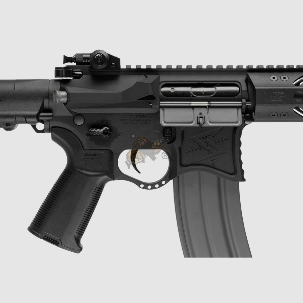 G&G Seekins Precision SBR8 SD 9 Inch ETU Airsoft S-AEG with F mark, image 3 of 4