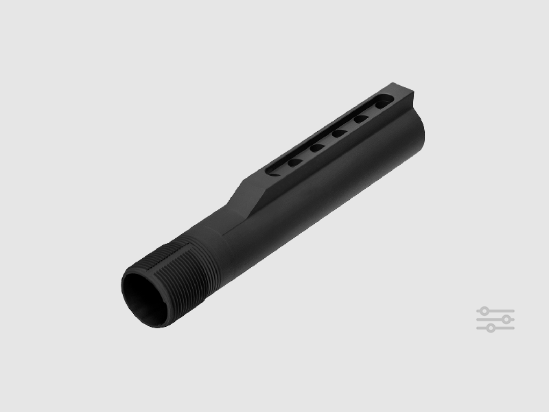 Leapers – AR-15 Mil Spec 6-Pozycyjna Rura Tłumika Czarna
