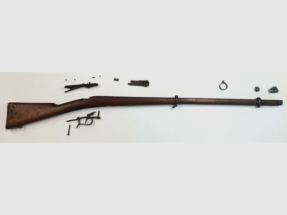 Königliche Waffenfabrik Brescia Teilesatz für Repetierbüchse Brescia, Italienisches Infanteriegewehr M70/87/16 System Vetterli-Vital
