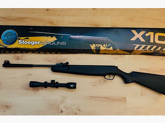 Stoeger X10 Synthetic luchtgeweer 4,5 mm – 7,5 J – F in vijfhoek – TOP staat