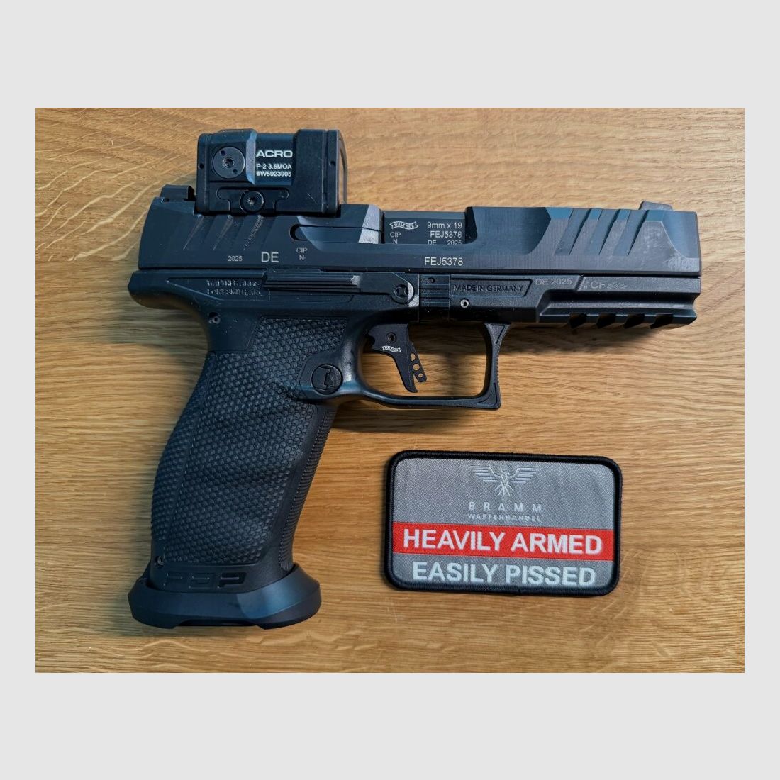 Walther Pistole PDP Full Size 4,5" Professional Acro