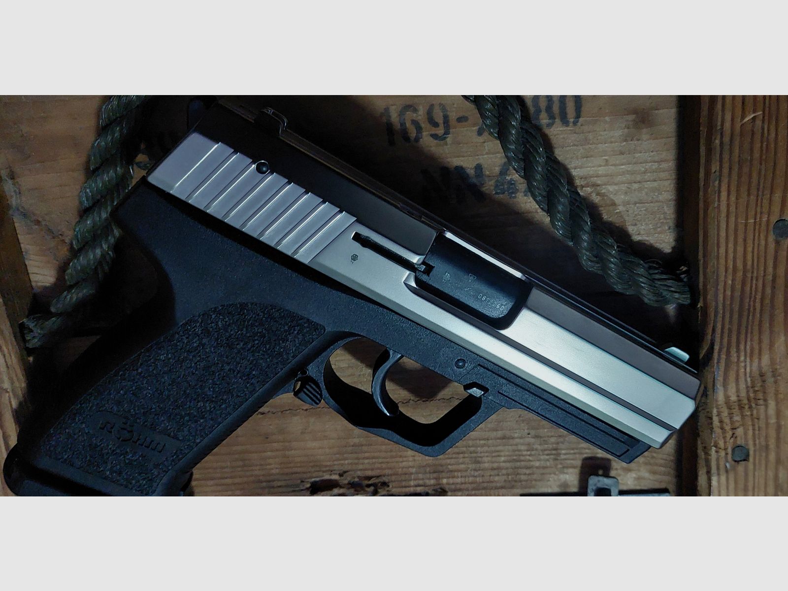 RÖHM - RG96 - Match - matte chrome (PTB 699) Glock RG 96 Walther