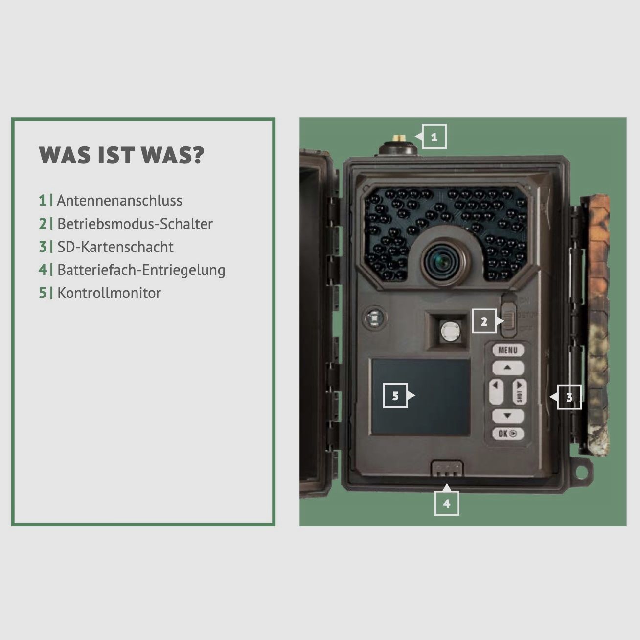 Minox 80406283 DTC 1200 4G Wildkamera Beobachtungskamera Fotofalle