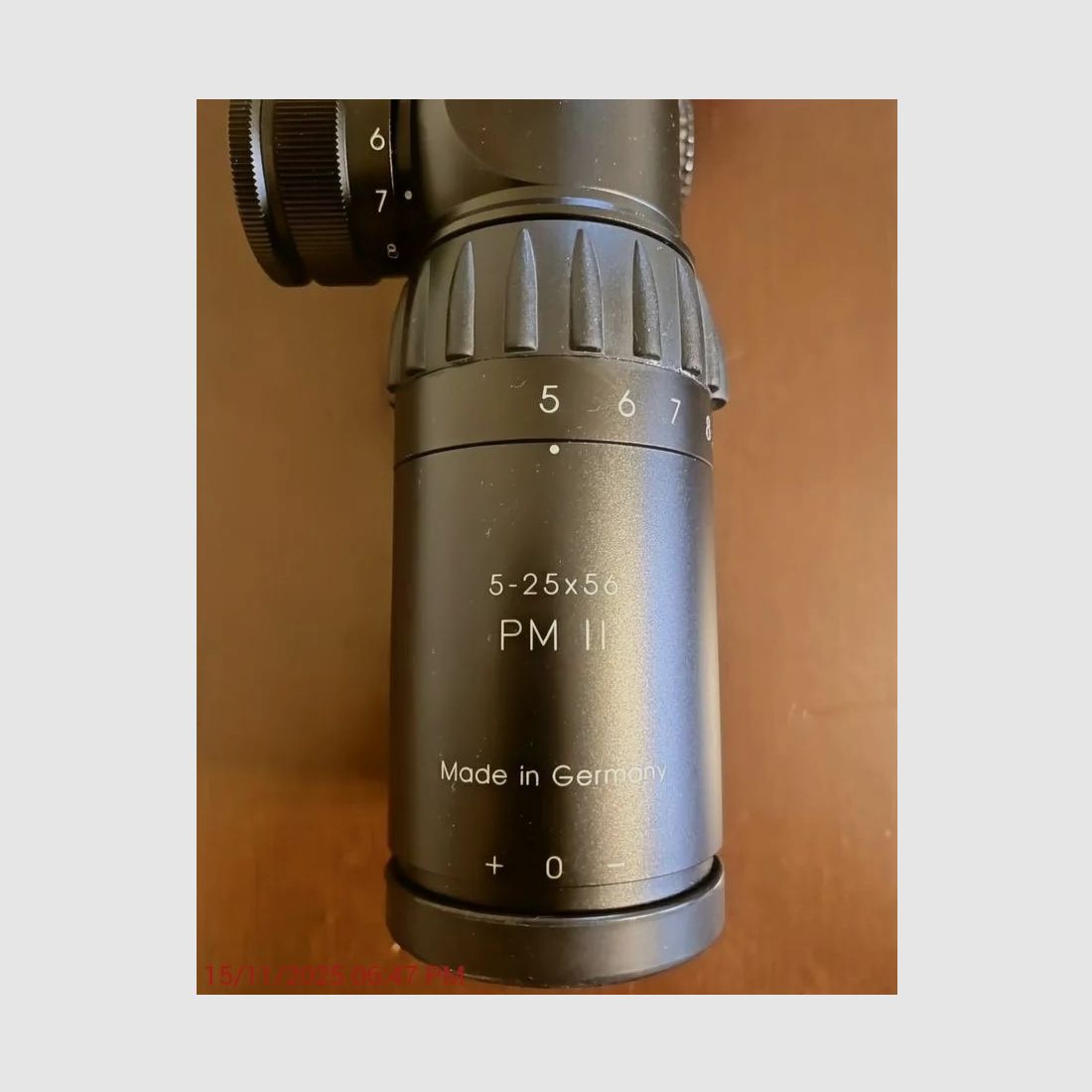 Schmidt Bender PMII 5-25x56 riflescope