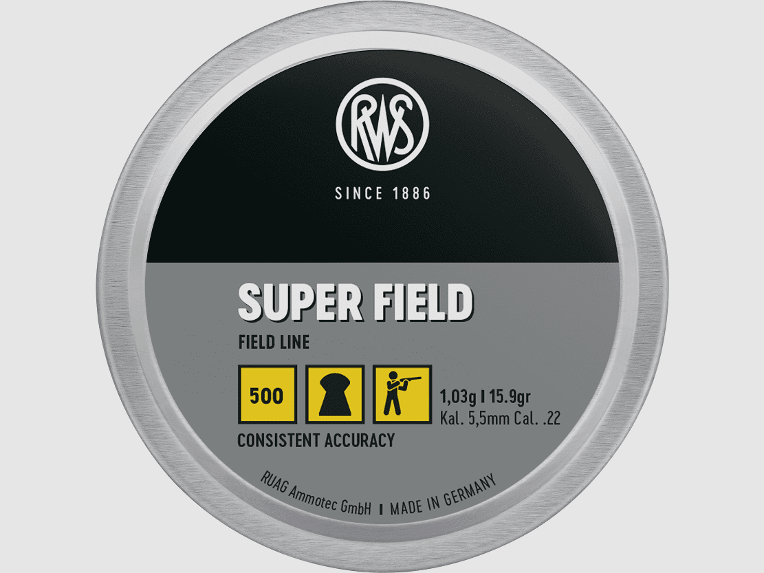 RWS S-FIELD Diabolo 5,5 mm Ø5,51 1,03 g 500 pz