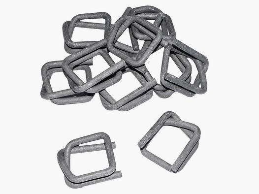 Metal clips for case-less tensioning device