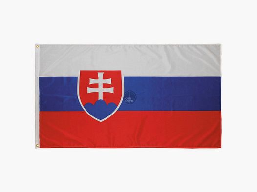 Vlag, Slowakije, Polyester, 90 x 150 cm