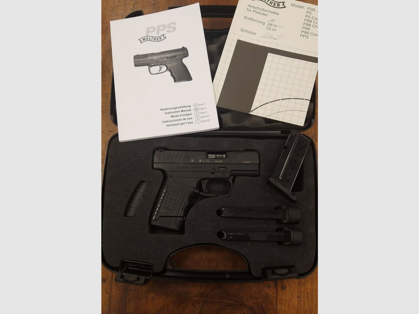 WALTHER MOD.PPS CAL.9X21, image 1 sur 3