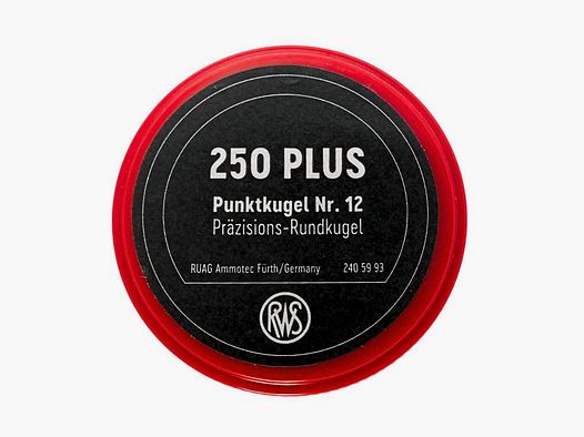 RWS Point Ball No. 12 Plus 4.61mm Diabolo Ammunition