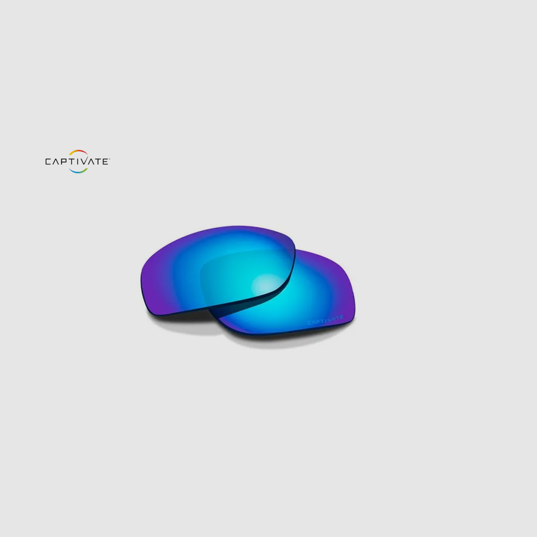 Glazen voor Wiley X Ozone CAPTIVATE™ Polarized Blue Mirror