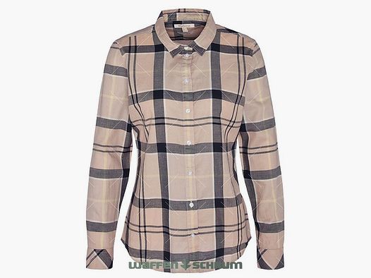 Barbour blouse Bredon citroen jurk tartan