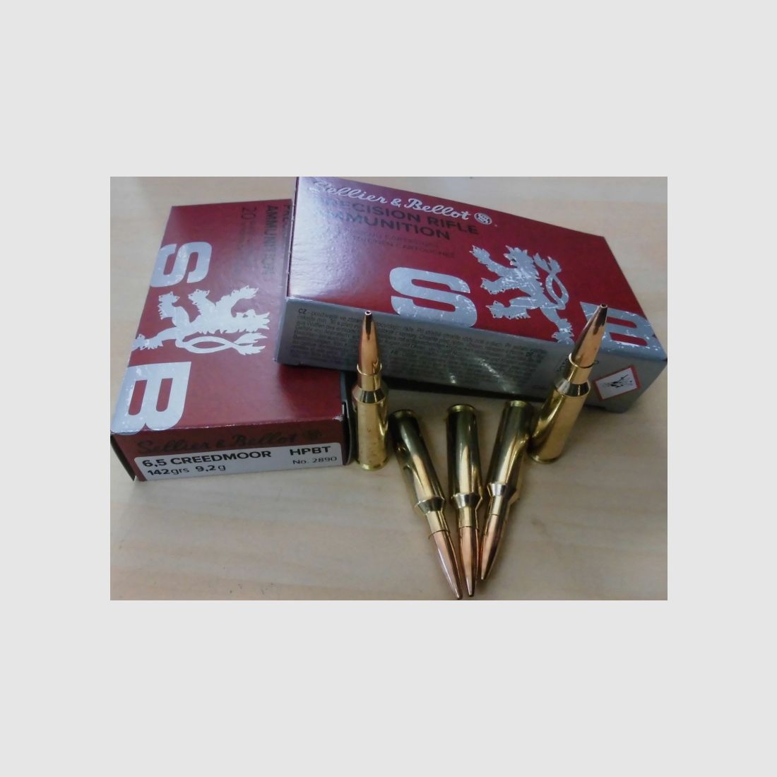 Munition S&B 6,5 Creedmoor HPBT Match 142gr OTM