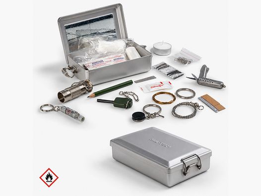 Survival Kit Alu Box #16027100 | compact outdoor emergency set