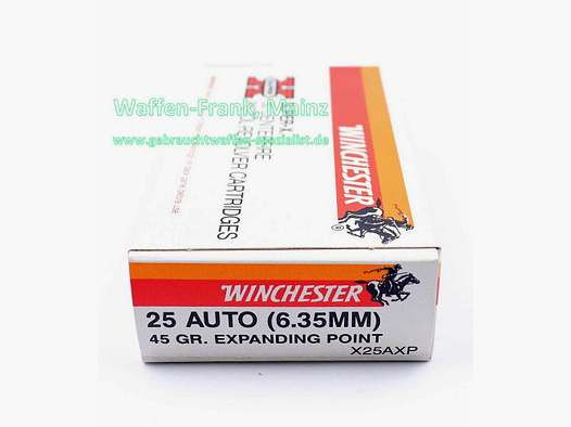 Winchester - USA munitions de pistolet .25ACP/6,35mm