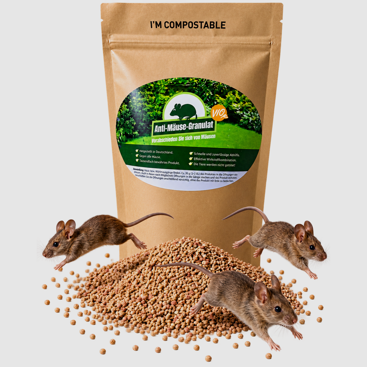 Anti Mäuse Granulat 400g, Bild 1 von 3