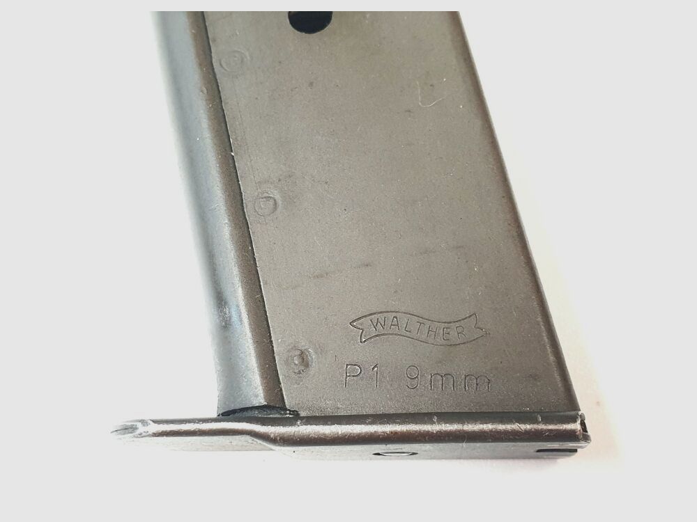 Carl Walther Waffenfabrik Ulm Magazine for Walther P1 Pistol Bundeswehr - 9mm Luger - 8 Rounds