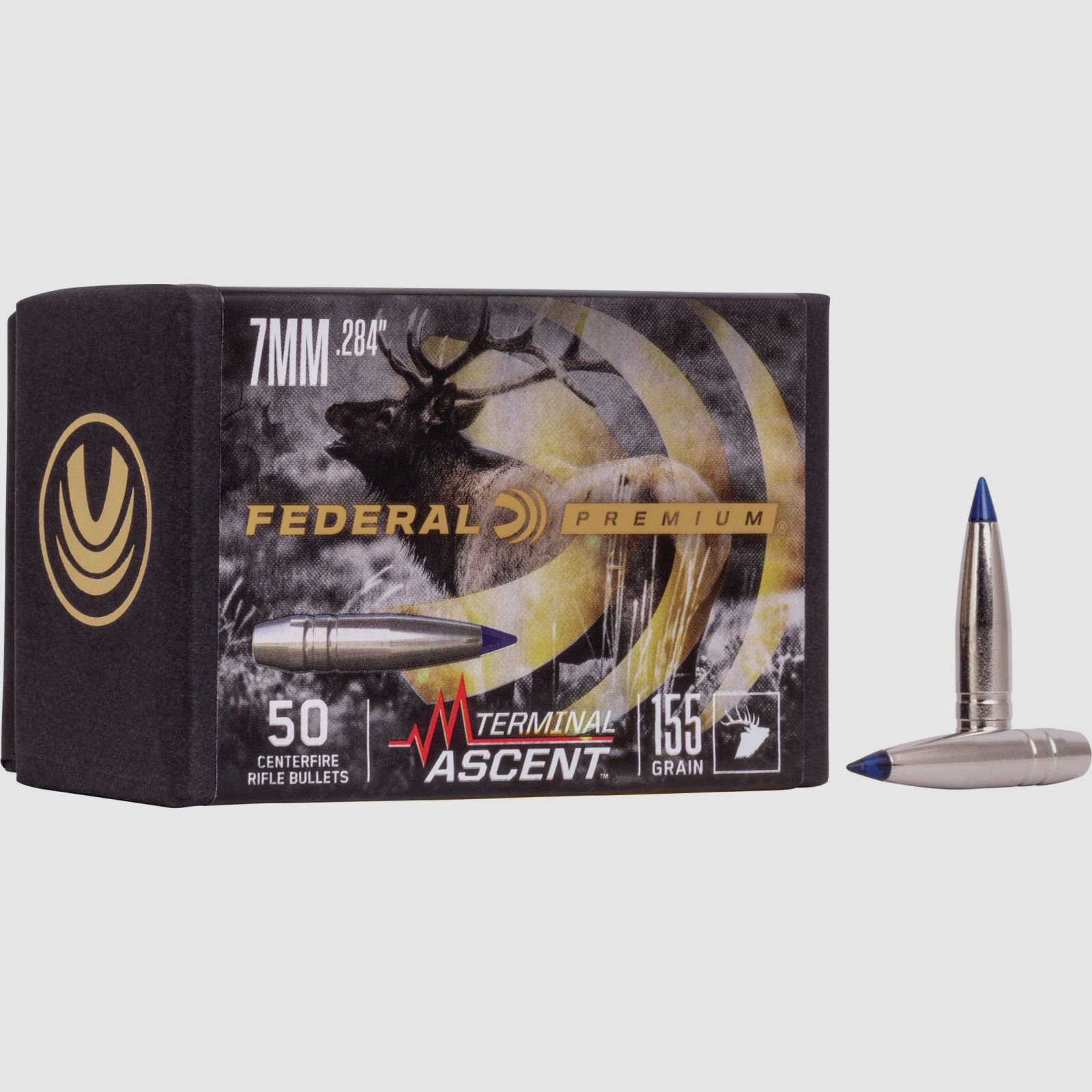 Federal Geschoss 7mm / .284 Terminal Ascent 155GR 50 Stück #PB284TA1