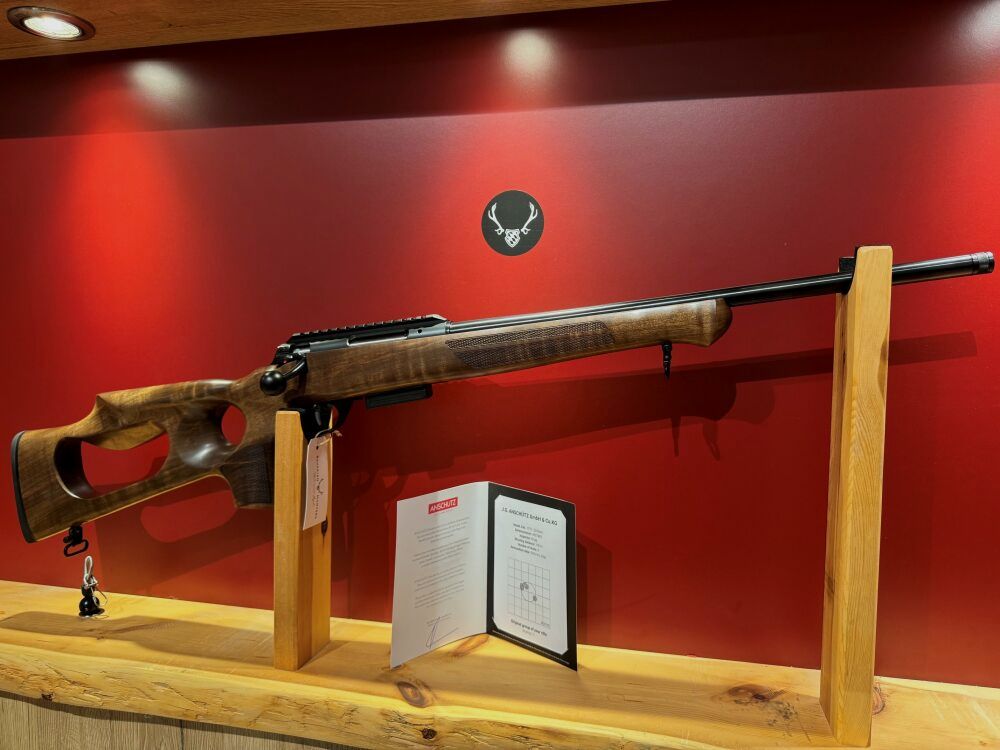 Anschütz 1771 G-15x1 stock, 51cm barrel length, pressure point trigger