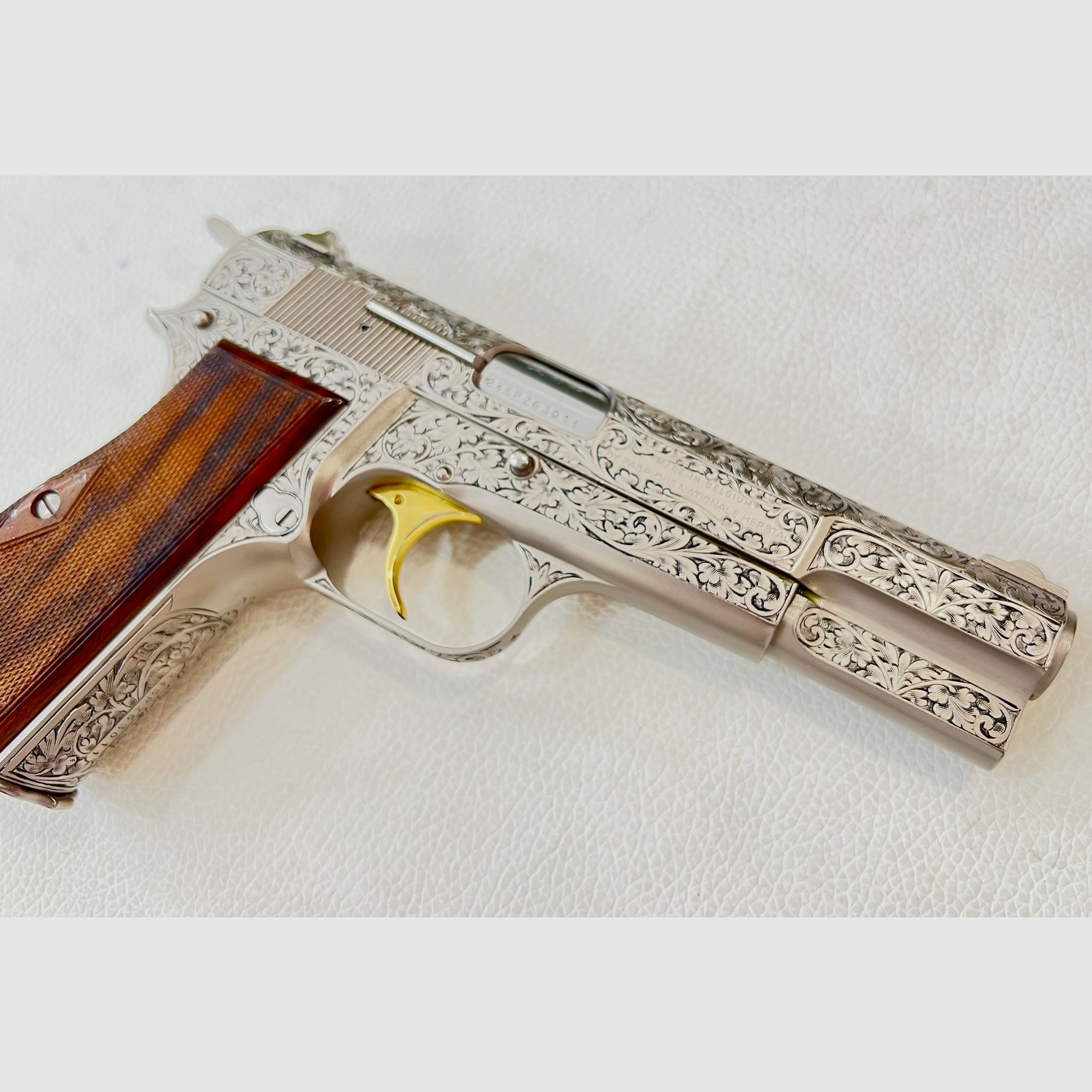 FN BROWNING HIGH POWER RENAISSANCE SILVER JMB CUSTOM - 7,65 PARA, Bild 9 von 9
