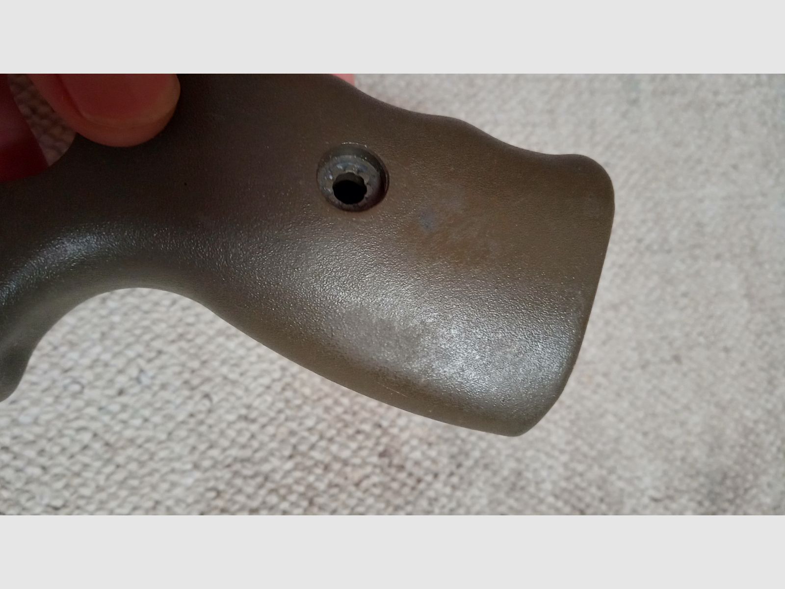 Seltener Original Trapezhandschutz für Zweibein und Griff Oliv-Grün ganzes Set für H&K G3A4 / G3 OD-green Wide Handguard + Grip