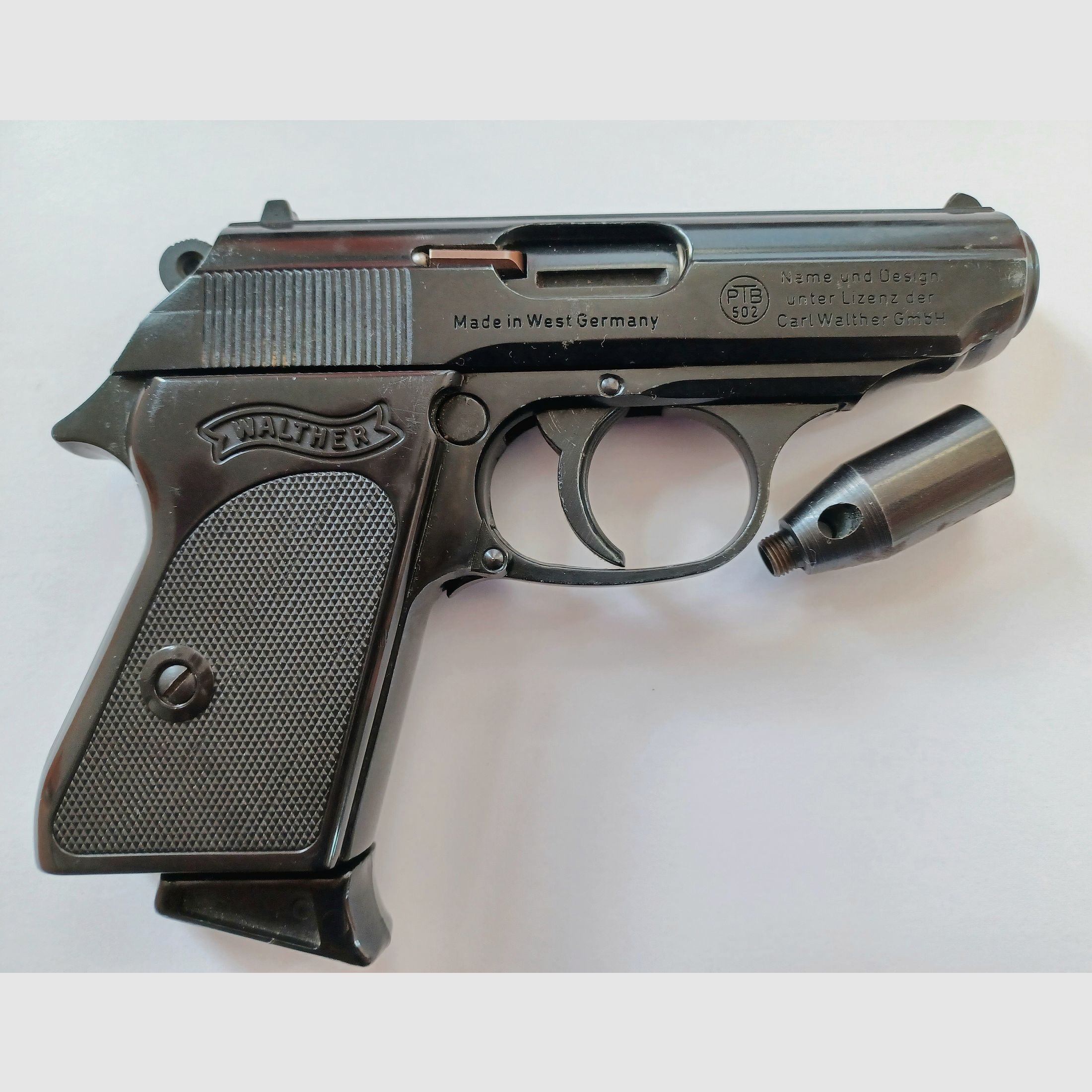 Walther PPK cal. 8mm blank - DEFECTIVE -