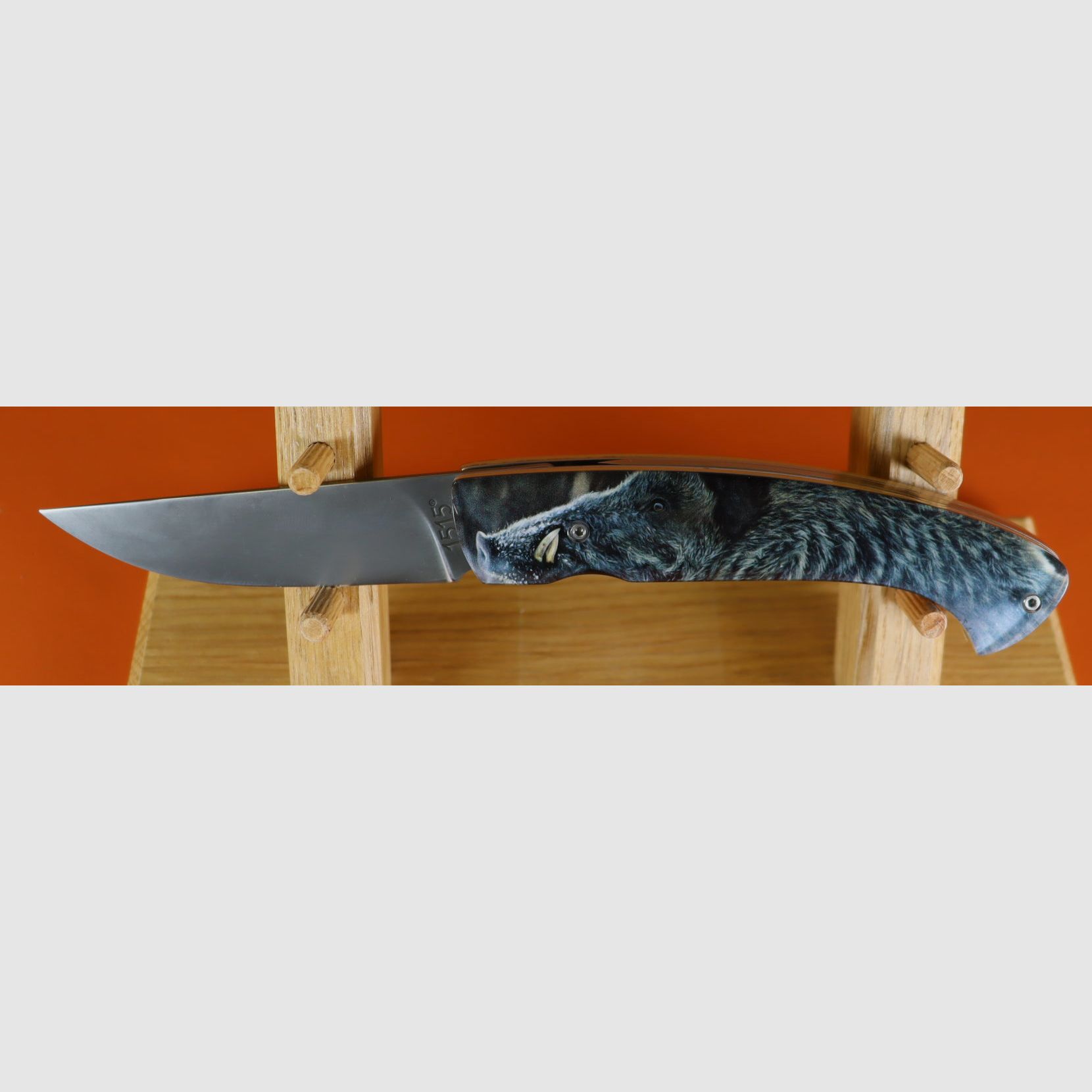 Wildschwein Darstellung Messer, Bild 2 von 4