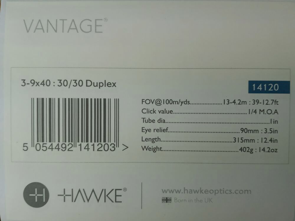 Hawke Vantage