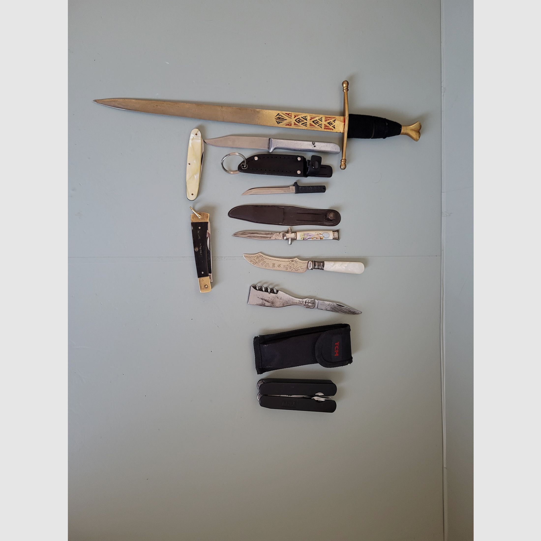 Knife lot - dagger - Toledo - folding knife
