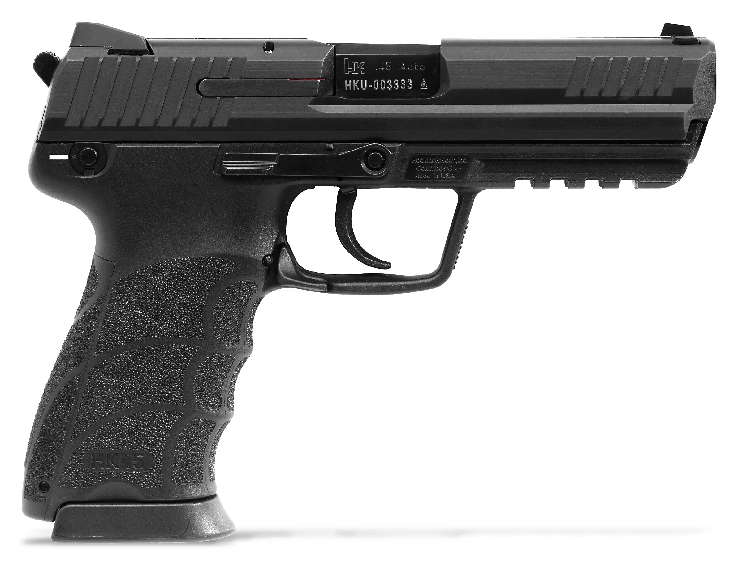 HK-Pistole HK45 Full Size (V1), Kal. .45 Auto, DA/SA, schwarzes Polymer-Griffstück, Bild 2 von 3