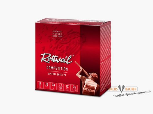 Rottweil Special Skeet LEAD 12/70 2.0mm No. 9 24g 25 shots