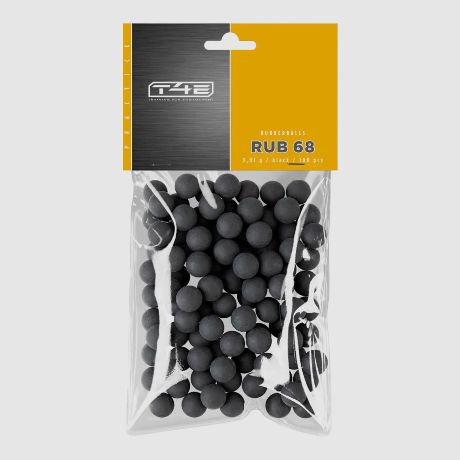 T4E Practice RUB 68 Gummigeschosse 100 Schuss Kaliber .68