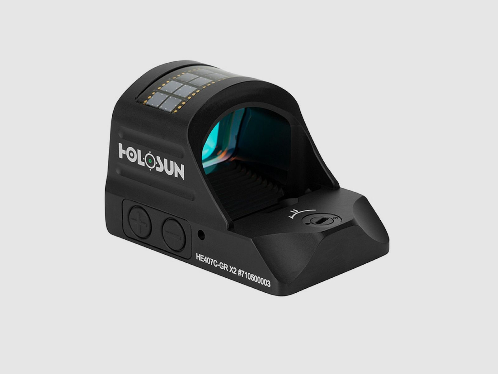 Holosun HE407C-GR X2 Reflexvisier – Green Dot 2 MOA Solar Failsafe Titanium Housing, Bild 2 von 4