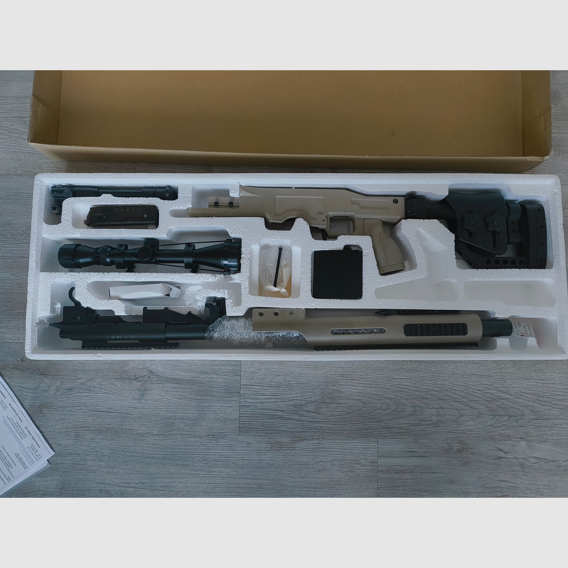 Bien MB4410D Remington MSR Réparation-Airsoft Ressort 1,7 Joule 6mm BB