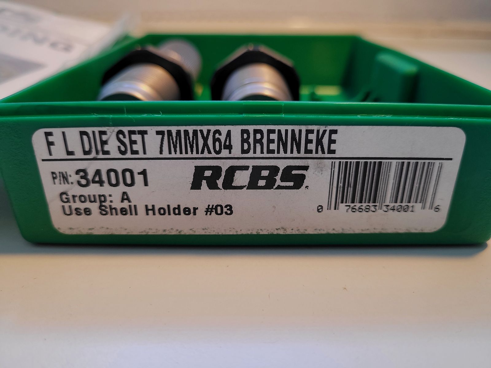 7 x 64 Brenneke RCBS Matrizensatz, Art-Nr.: 34001