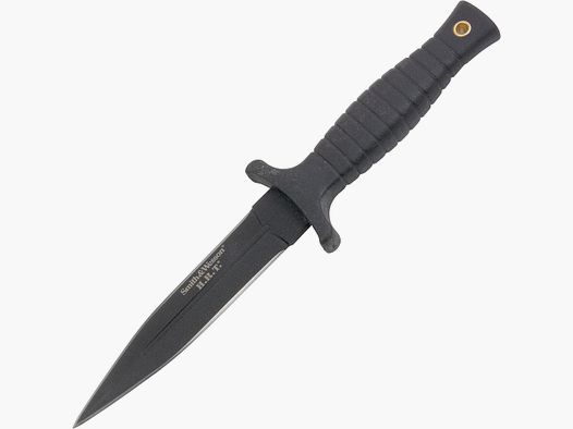 Bota negra H.R.T. cuchillo de bota y hoja recubierta