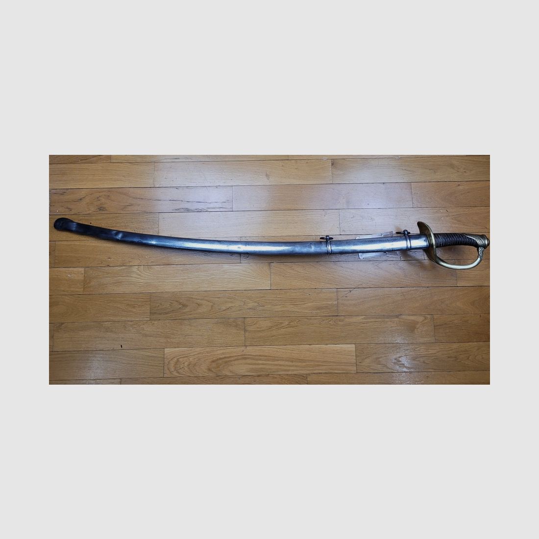 Säbel Offizier der leichten Kavallerie Mod. 1822 unmodifiziert 1882 Klingenthal 1831 – 9. Jäger zu Pferd Futteral der Vorschrift 1822 – TBE, Bild 25 von 27