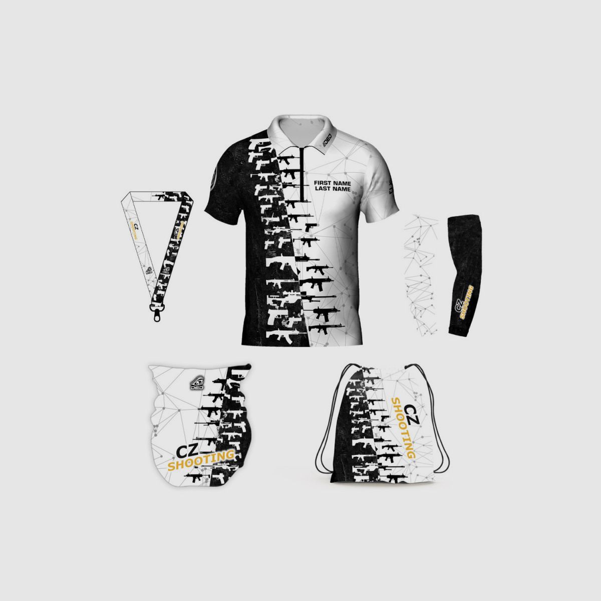 DED CZ Champion Sportswear Set, maat: XXS, Aangepaste naam: Geen naam, Kledingtype: Regulier (Heren), afbeelding 2 van 3