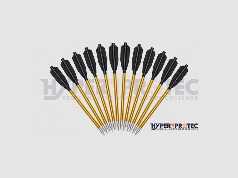 ALU ARROWS FOR CROSSBOW PISTOL 50 or 80 pounds - LOT OF 12 - 16 CM, image 1 of 4