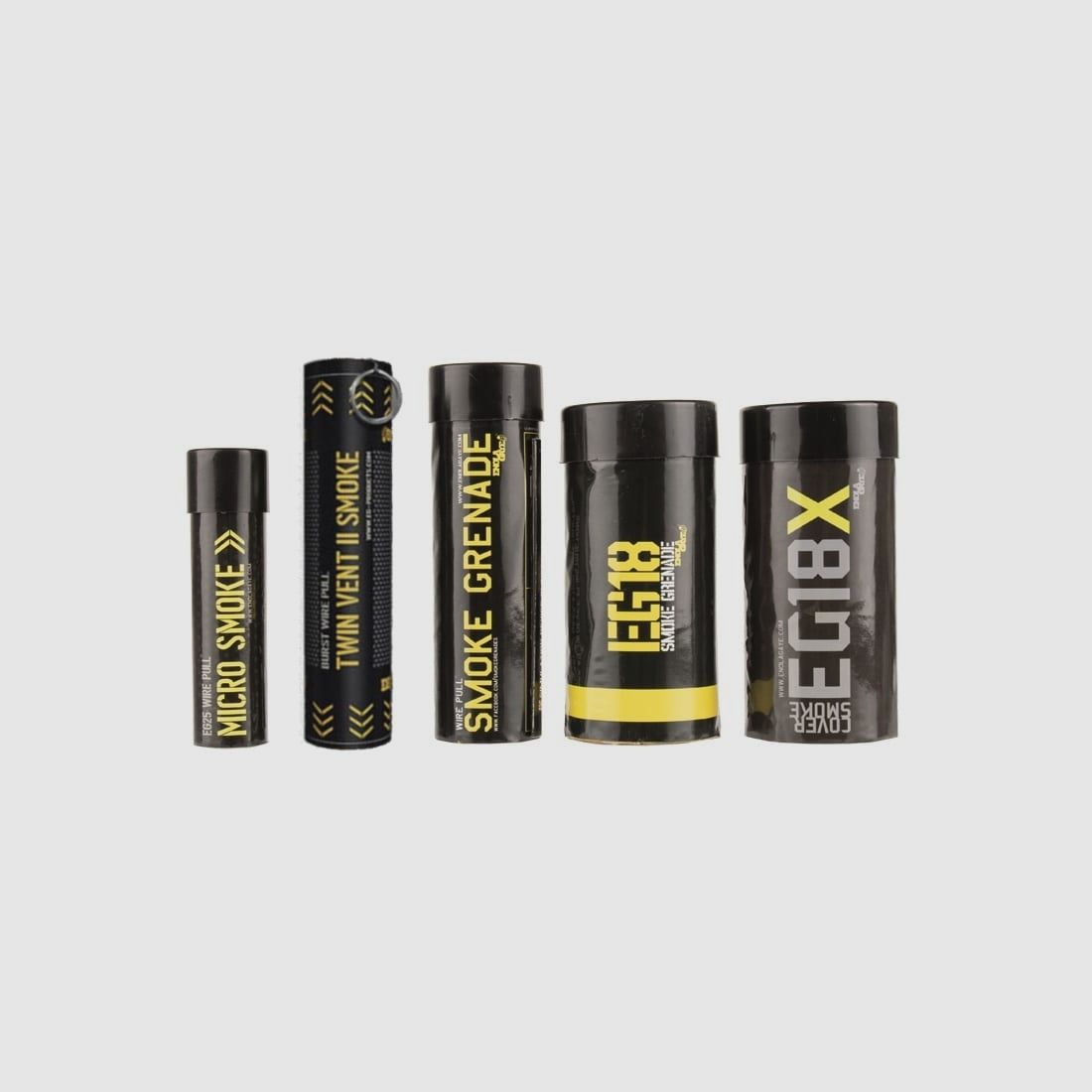 Enolagaye SMOKER PACK - Paintball Rauchgranaten Starter Kit