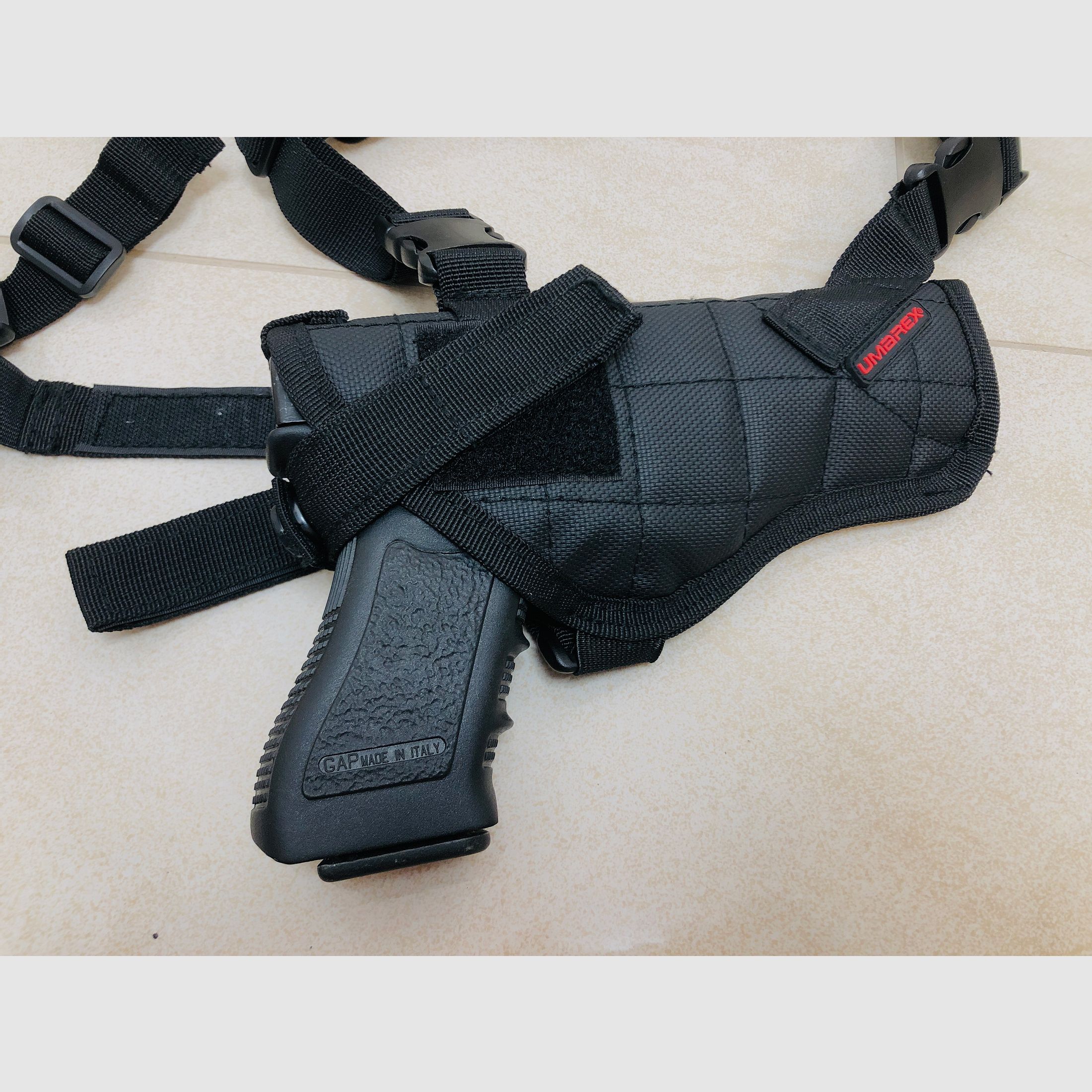 ••• Holster - Lot / 4x Cordura - Pistol holster •••